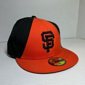 SF Giants hat with stickers (fitted) size 8